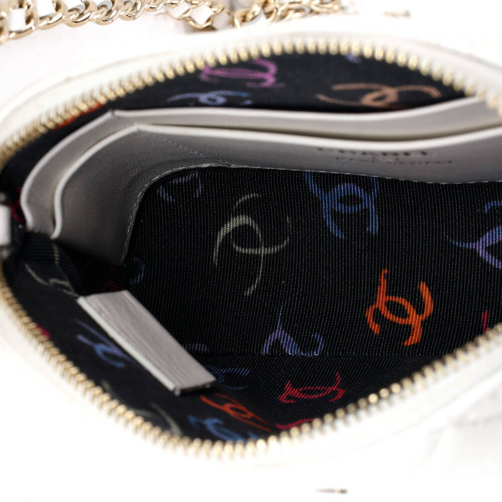 Chanel Cc Dome Zip Clutch With Chain #248027C41B - Picture 5 of 6